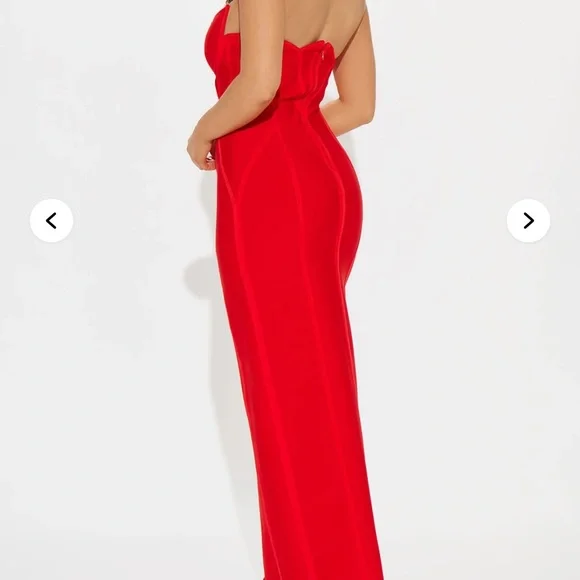 Fashion Nova red bandage dress size XL - Picture 3 of 4